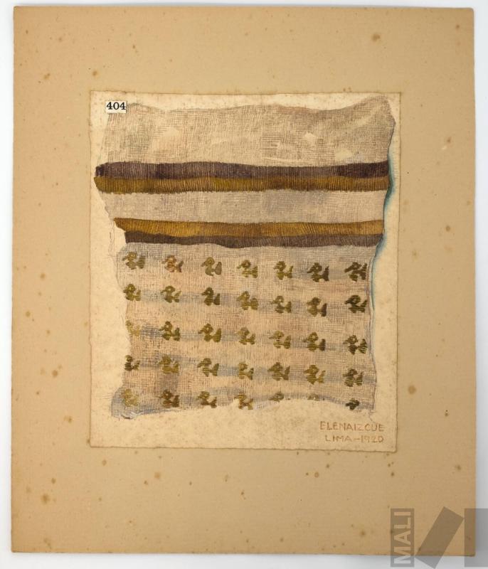 Estudio de fragmento textil prehispánico