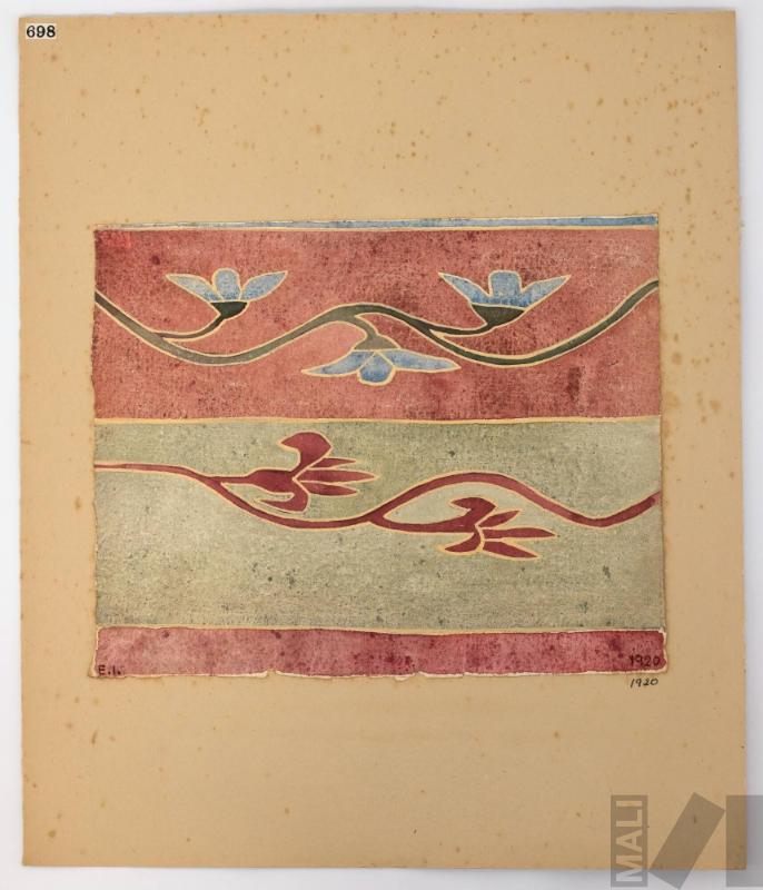 Estudio de tapiz colonial