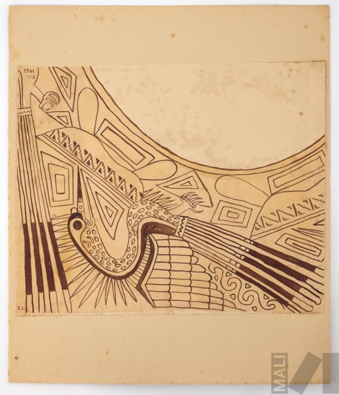 Estudio de motivo moche (ave)