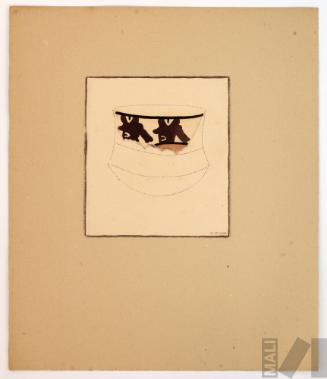 Estudio de fragmento de cerámica Nasca