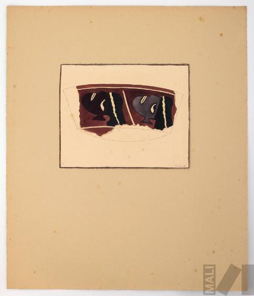 Estudio de fragmento de cerámica Nasca