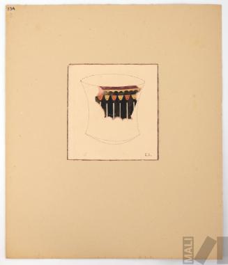 Estudio de fragmento de cerámica Nasca