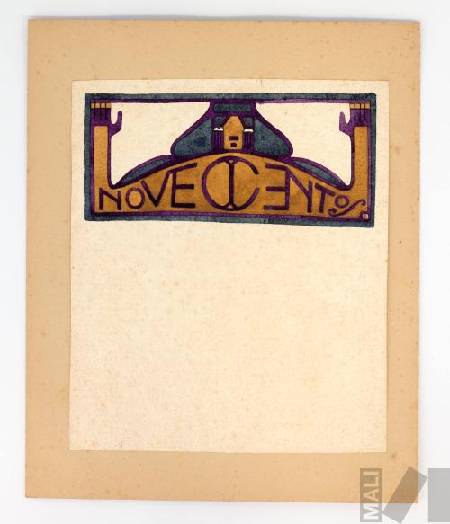 Diseño para caratula de la revista Novecientos