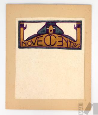 Diseño para caratula de la revista Novecientos