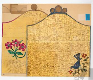 Diseño para carpetas de paja trenzada