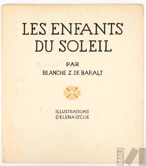 Boceto para 'Les enfants du soleil'