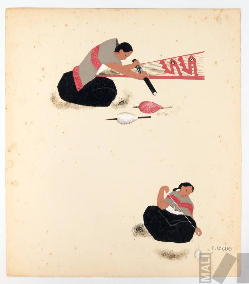 Boceto para 'Les enfants du soleil'