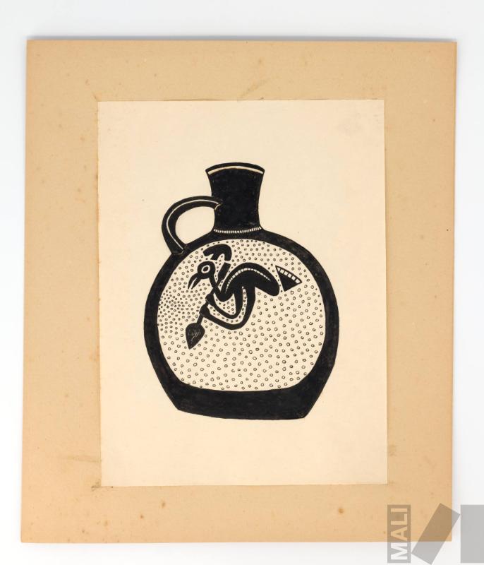 Estudio de botella chimú