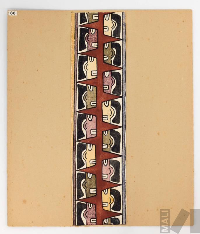 Estudio de motivo Nasca (cabezas trofeo)