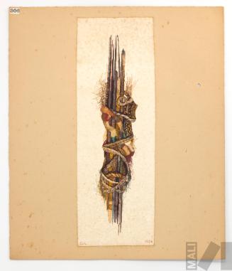 Estudio de agujas de espinas con hilos y lanas para tejer