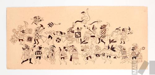 Estudio de motivo moche (combate)