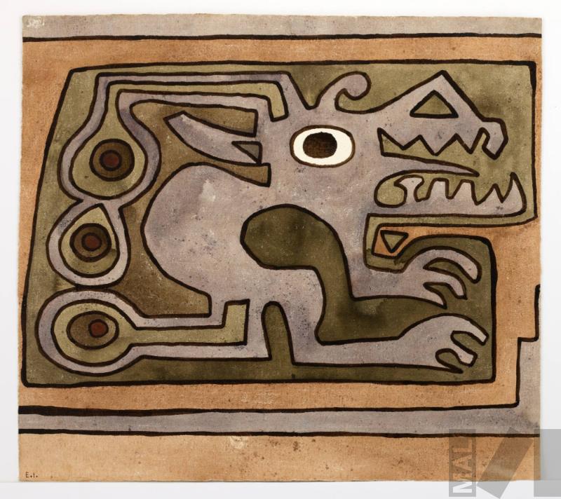 Estudio de motivo prehispánico