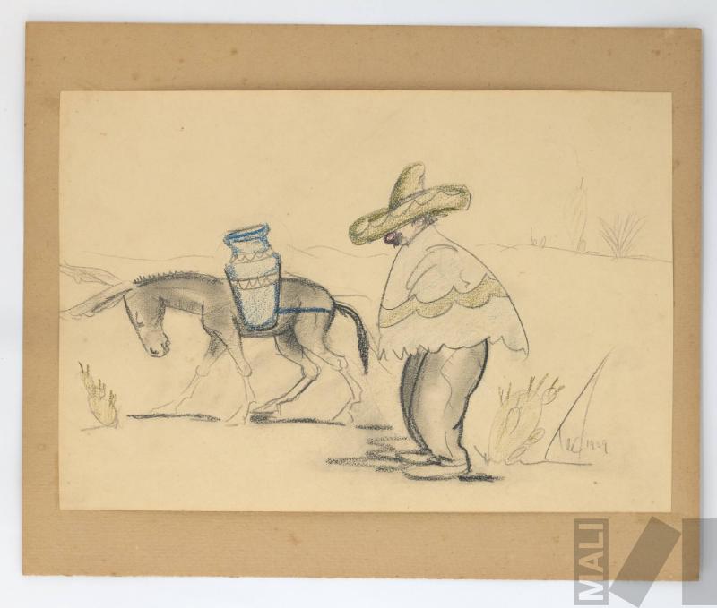 Apunte de dibujo animado