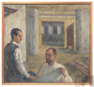 Autorretrato con Luis Ortiz de Zevallos