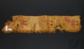 Fragmento de banda con diseños de aves