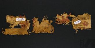 Fragmento de banda con diseños de aves