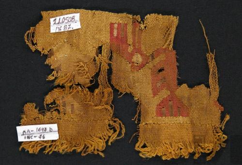 Fragmento de banda con diseños de aves