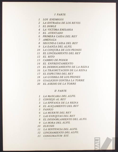 I-1. Los enemigos. Serie Tablero de ajedrez