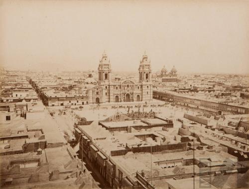 Vista de Lima desde la torre de Santo Domingo