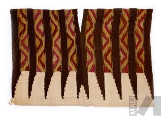 Túnica con decoración en bandas