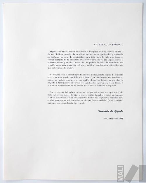 Sin título. Serie El lugar, los instrumentos