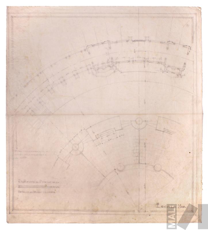 Diseño de plano y loggia para el Parque de la Reserva, Lima