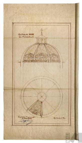 Diseño de cúpula para la iglesia de San Marcelo, Lima