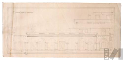 Proyecto de patio para el Museo Bolivariano, Lima