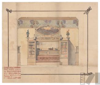 Diseño de sala de juegos en estilo inglés