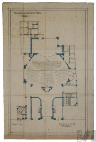 Proyecto de planta para cinema teatro