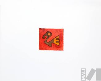 Estudio de motivo prehispánico (ave)