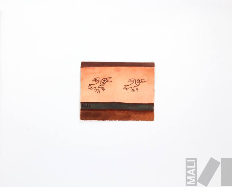 Estudio de motivo prehispánico (aves)