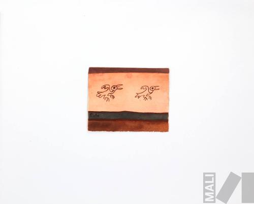 Estudio de motivo prehispánico (aves)