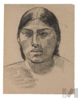 Estudio de mujer indígena