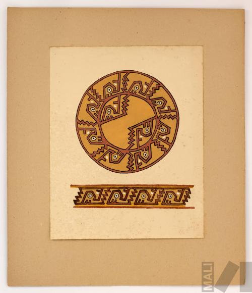 Estudio de motivos prehispánicos (aves)