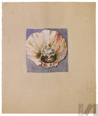 Estudio de objeto Nasca de concha perteneciente al Museo de la Universidad de San Marcos