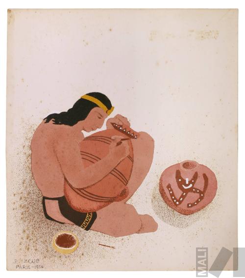 Boceto para 'Les enfants du soleil'