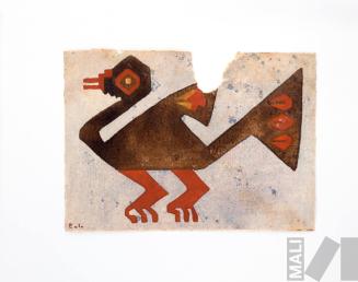 Estudio de motivo prehispánico (ave)