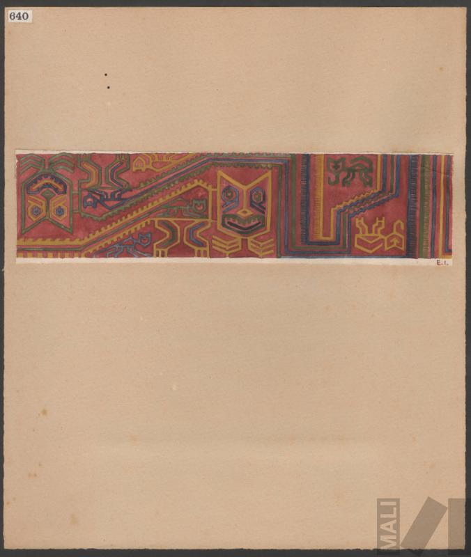 Estudio de textil paracas