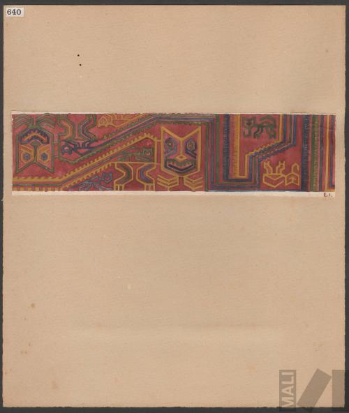 Estudio de textil paracas