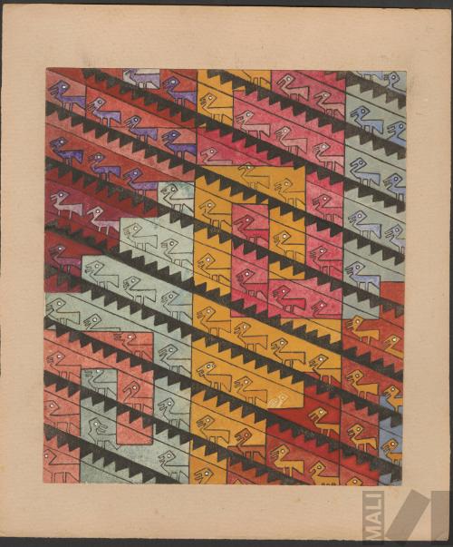 Diseño para estampado de tela