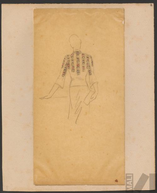 Diseño de traje de mujer