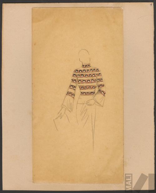 Diseño de traje de mujer