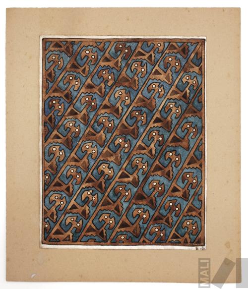 Diseño para estampado de tela