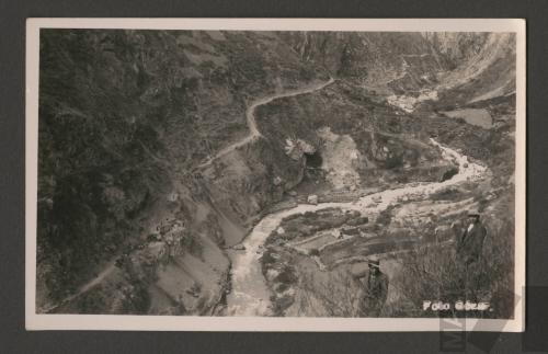 Construcción de la Carretera Central