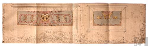 Estudio para cofre incaico