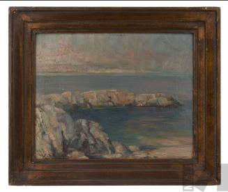 Marina con acantilado