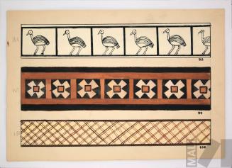 Estudios de ornamentación. Serie 100 motivos de la decoración inka