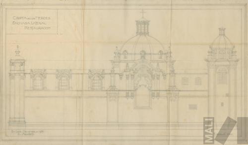 Remodelación de fachada lateral. Panteón de los Próceres, Lima