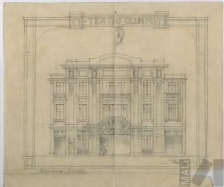 Fachada del Teatro Olimpo, Lima